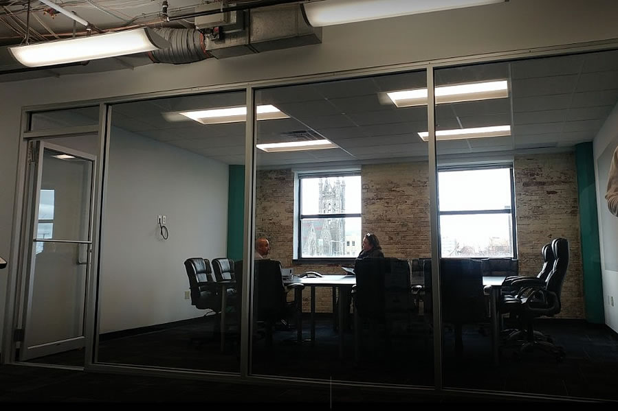 Office Glass Partition - Schmidt's Glass 44310